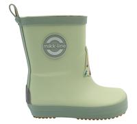 Mikk-Line - Kid's Wellies 3D Patch Barefoot - Gummistiefel, Gr. 35, oliv/grün (SmokeGreen)