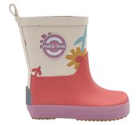 Mikk-Line - Kid's Wellies AOP Barefoot - Gummistiefel, Gr. 19, bunt (RetroFlowerAOP)