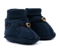 mikk-line - Woll-Babyschuhe MERINO FOOTIE in blue nights Gr.62/68