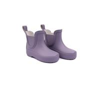 Mikk-line Kurze Gummistiefel Kinder 19 Dusk | Barfuß Gummistiefel Kinder | Wetterfeste Slip-On Regenstiefel | Knöchelhohe wasserdichte Outdoor-Schuhe mit rutschfester Sohle