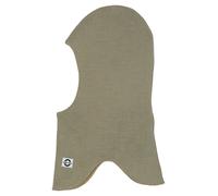 MIKK-LINE Merino Schlupfmütze doppellagig Kinder mit Ohrenschutz Mikk Line - Graugrün Coriander Größe: 55-57cm (Größe 122/128)