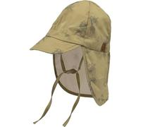 Mikk-Line - Kid's Summercap Long Neck AOP - Cap, Gr. 45 cm 45 cm - 6-12 Months, beige (Kelp)