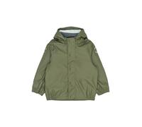 Mikk-line Unisex Regenjacke Kinder 116 Wasserdicht und Winddicht | Regenjacke Mädchen und Jungen mit Reflektoren und Kapuze Abnehmbar | Leichte Matschjacke OEKO-TEX