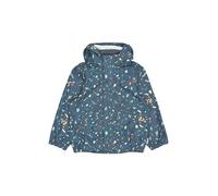 Mikk-line Unisex Regenjacke Kinder 152 Wasserdicht und Winddicht | Regenjacke Mädchen und Jungen mit Reflektoren und Kapuze Abnehmbar | Leichte Matschjacke OEKO-TEX