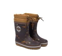 Mikk-line Warm Gefütterte Gummistiefel Kinder 29 Molé | Wasserdicht Regenstiefel für Jungen und Mädchen | Winddicht Thermo Gummistiefel | Regenschuhe Mit Reflektiernde Details