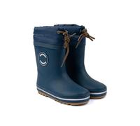 Mikk-line Warm Gefütterte Gummistiefel Kinder 35 Orion Blue | Wasserdicht Regenstiefel für Jungen und Mädchen | Winddicht Thermo Gummistiefel | Regenschuhe Mit Reflektiernde Details