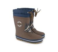 Mikk-line Warm Gefütterte Gummistiefel Kinder 38 Thyme | Wasserdicht Regenstiefel für Jungen und Mädchen | Winddicht Thermo Gummistiefel | Regenschuhe Mit Reflektiernde Details