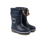 Mikk-line Warm Gefütterte Gummistiefel Kinder 20 Blue Nights | Wasserdicht Regenstiefel für Jungen und Mädchen | Winddicht Thermo Gummistiefel | Regenschuhe Mit Reflektiernde Details