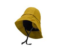Mikk-line Wasserdichter Regenhut für Kinder | Regenmütze Kinder mit UV-Schutz & Kinnriemen | Winddichte und Wasserdichter Hut für Jungen und Mädchen | Gelb Outdoor-Hut für Herbst & Winter