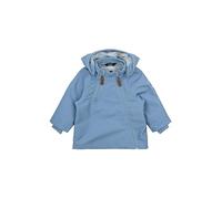 Mikk-line Winterjacke Kinder 74 Faded Denim | Fleecejacke mit Namensschild | Winddicht und Wasserdicht 20.000 mm Softshelljacke