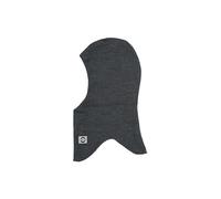 Mikk-line Wolle Sturmhaube Kinder Dark Grey Melange 2-3 Jahre | Oeko-TEX 100 Schalmütze mit Windstop Für Baby und Kinder | 84% Wolle 16 Polyester | Atmungsaktiv & isolierend