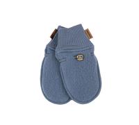 mikk-line Wollfäustlinge in Blau - Größe 62/68 | Baby Handschuhe