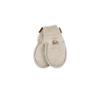 Mikk-line Wollhandschuhe Kinder | Handschuhe Kinder in Melange Offwhite | Größe 62/68 | Wärme Wolle Handschuhe | WollWalk Faustling Für Mädchen Und Jungen