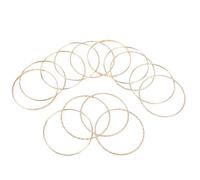 Mikovivi 14 Stück Goldarmband für Damen, 3 Designs 7cm Boho Poliertes Goldarmband Stapelbarer Armreif Indische Schmucksets für den Täglichen Gebrauch Modegeschenk