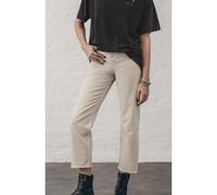 Mikuta The Beige Cropped Straight Jeans Größe: W30 | Straight Jeans Outlet | Damen | Braun