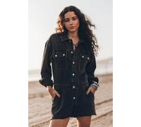 Mikuta The Black Short Denim Jumpsuit Größe: XL | Jumpsuits Outlet | Damen | Schwarz