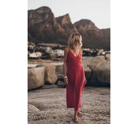 Mikuta The Pink Long Cupro Slip Dress Pink Größe: XL | Midikleider Outlet | Damen | Rosa