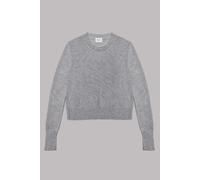 Mikuta The Silver Metallic Knitted Sweater Größe: M | Strickpullover Outlet | Damen | Grau