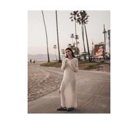 Mikuta The White Open Longsleeve Dress Größe: XS | Midikleider Outlet | Damen | Weiß