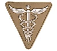 Mil-Tec Patch 3D Medical PVC m. Klett Dark Coyote