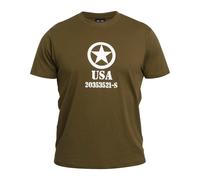 Mil-Tec - Allied Star - T-Shirt - Olive XXL