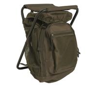 Mil-Tec Ansitzrucksack mit Hocker 20 L - Oliv