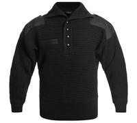 Mil-Tec Alpin Armee Pullover Wolle schwarz, Größe 56, Herren