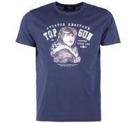 Mil-Tec - "Aviator" - T-Shirt - Dunkelblau S