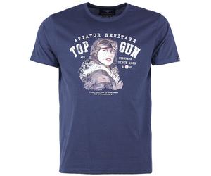 Mil-Tec - "Aviator" - T-Shirt - Dunkelblau S