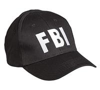 Mil-Tec - Sandwich Baseball Cap FBI - Basecap - Black