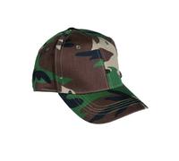 Mil-Tec Baseball Cap Kids woodland, Baumwolle