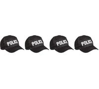 Mil-Tec Baseballkappe-12316095 Baseballkappe Police' Einheitsgröße (Packung mit 2)