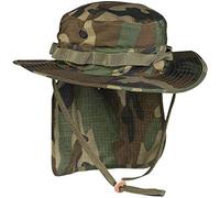 Mil-Tec Hut Brit R/S Ripstop mit Nackenschutz – Woodland M