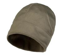 Mil-Tec BW Fleece Mütze • Klassische Feldmütze mit wärmendem Fleece-Innenfutter • Einfache Beanie Mütze aus 100 % Polyester • Helmtaugliche Unisex Wintermütze • Farbe: Oliv & Schwarz