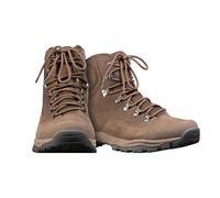 Mil-Tec BW Kampfschuhe Braun • Wasserdichte Outdoor-Stiefel aus Rinderleder • Robuste Einsatzstiefel für Herren • Taktische Wanderschuhe • Gr. 44