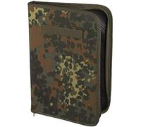 MIL-TEC BW - Kommandeurs-Mappe Ringbuch Schreibmappe flecktarn A4 Mappe