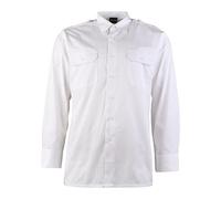 Mil-Tec Service Long Sleeve Shirt Hemd - White XL