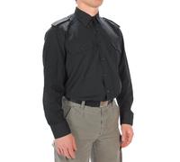 Mil-Tec Diensthemd Langarm schwarz, Größe XXL, Herren, Synthetik