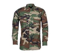 Mil-Tec Feldhemd Ripstop - Schwarz / XXL Herren