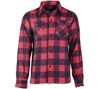 Mil-Tec - Flannel Shirt Longsleeve - Hemd - Black/Red XL