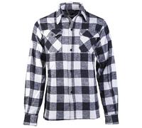 Mil-Tec - Flannel Shirt Longsleeve - Hemd - Black/White S