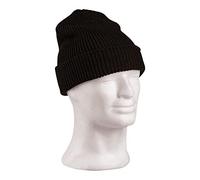 Mil-Tec Rollstrickmütze Commando – Schwarz – Synthetik – Einheitsgröße