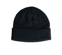 MIL-TEC Rollstrickmütze schwarz Rollmütze Feinstrick Acryl Strickmütze Watchcap