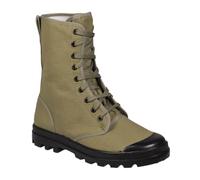 Mil-Tec Französische Canvas Commandostiefel 9-Loch Oliv Schuhgröße 41