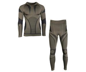 Mil-Tec Funktionsunterwäsche Set Performance - Oliv / 3 Herren