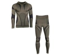Mil-Tec Funktionsunterwäsche Set Performance - Schwarz / 3 Herren