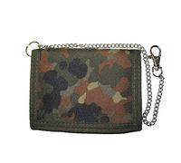 Mil-Tec Geldbörse m. Sicherheitskette flecktarn, Synthetik