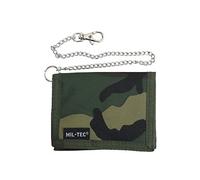 Mil-Tec Geldbörse Mit Sicherheitskette Gr. Small, Woodland