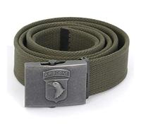 MIL-TEC Airborne Buckle oliv Hosengürtel 130cm lang 4,0cm breit Metallschnalle