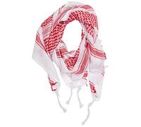 Mil-Tec Halstuch Shemagh 110X110 Cm Weiss/Rot